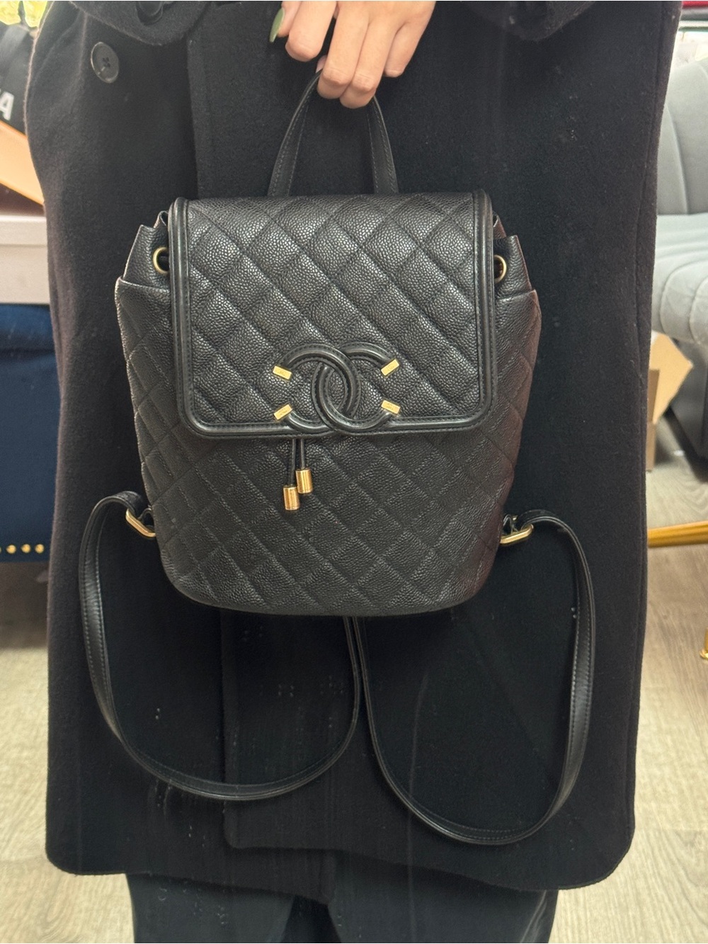 CHANEL Filigree Backpack - Picture 10 of 10